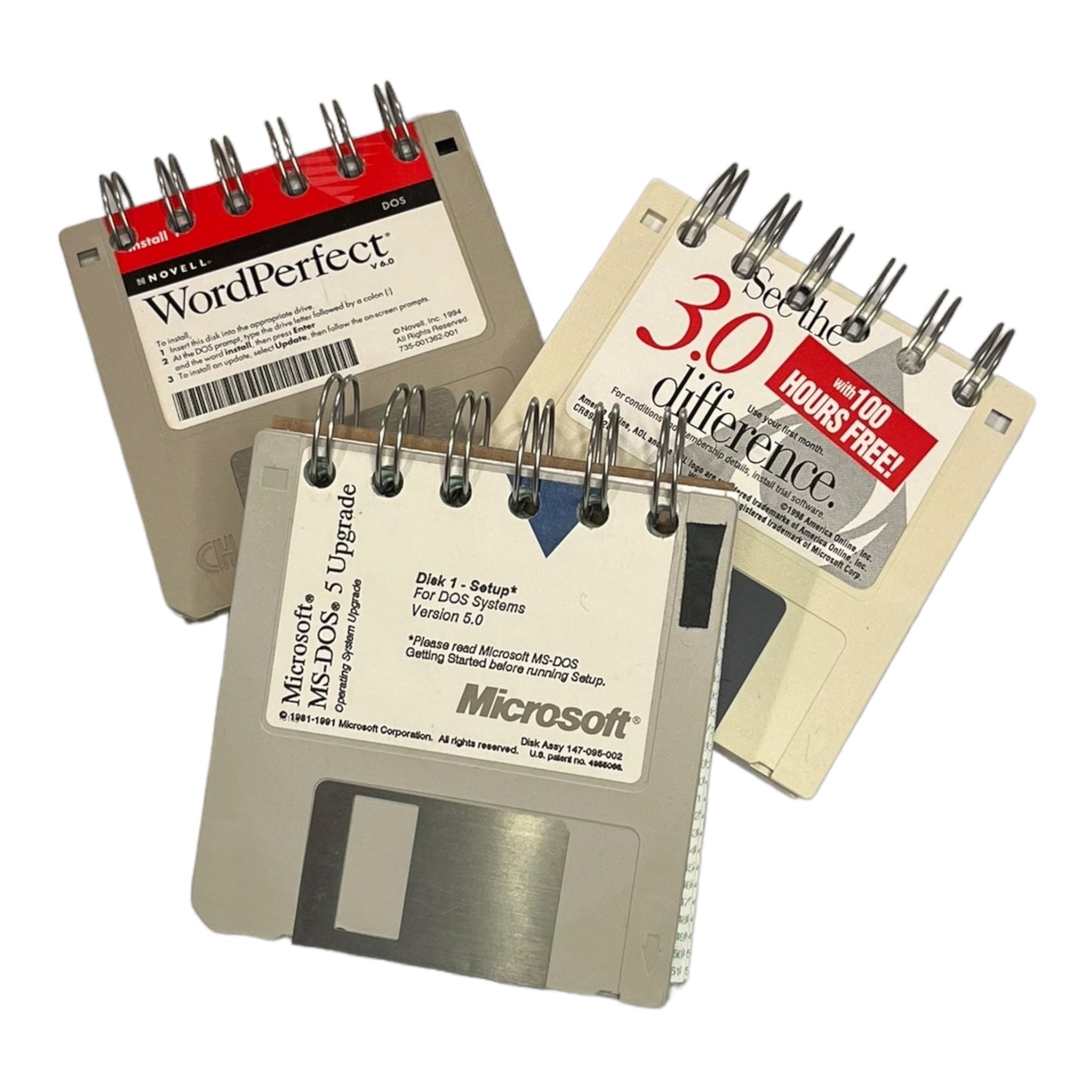 Upcycled Floppy Disk Journals - 3.5" Programming Floppy Disks