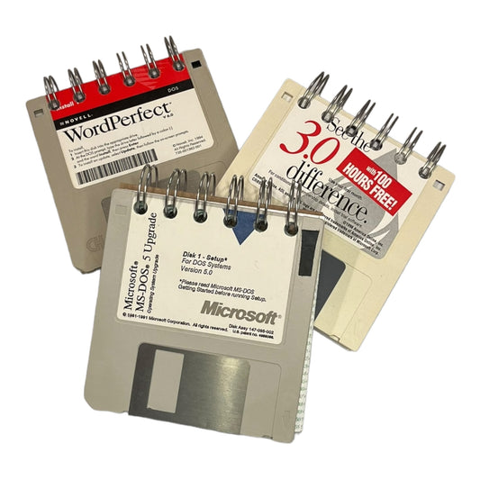 Upcycled Floppy Disk Journals - 3.5" Programming Floppy Disks